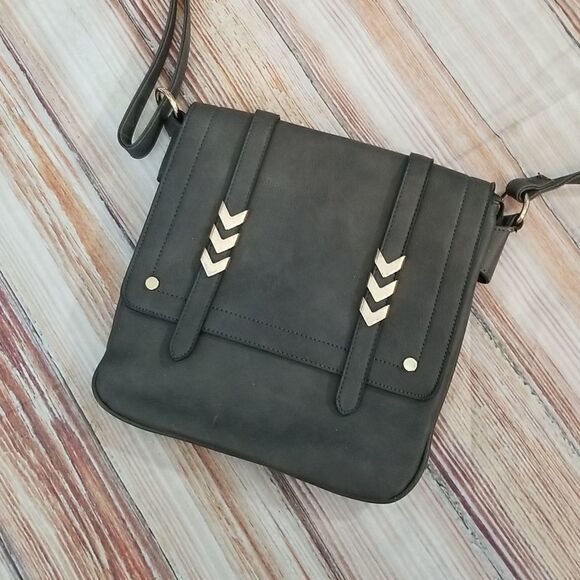 FLAPOVER Crossbody Double Compartment Purse Bag - Picture 2 of 14